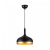 Luminaire suspendu de la collection Dash de 12 po - noir et doré