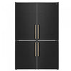 Forno Custodia 48" Bottom Freezer combo, 20.6 cu.ft., Ice Maker, Total No frost, Black - FFFFD1766-48BLK Refrigerator | Refrigerateur Custodia de 48 po, 20,6 pi³, avec machine a glacons, noir – FFFFD1766-48BLK