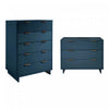 Ensemble de commode 2 pieces Granville Modern en bleu minuit