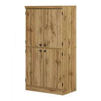 Armoire décorative Morgan à 4 portes - chêne nordique