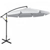 Outsunny Parasol De Patio, Blanc