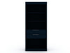 Armoire contemporaine moderne Mulberry 36\" en bleu minuit
