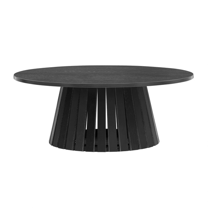 Table basse moderne scandinave Layla en noir
