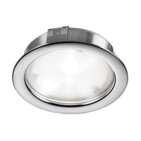 Lampe en forme de disque Cree de Dainolite à faisceau lumineux de 40°, avec fini chromé poli, ampoule à DEL de 4 W, entrée de 24 VCC, IRC80+ et 3 000 K