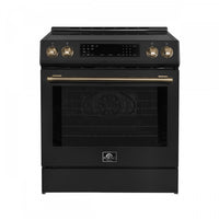  Cuisiniere a induction Donatello Espresso de 30 po, noire – FFSIN0905-30BLK