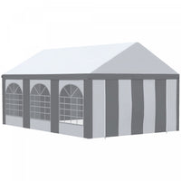 Tente De Fete Outsunny 20 X 13 Pieds Avec Cotes, 6 Fenetres Et 2 Portes