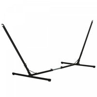 Support De Hamac Reglable Outsunny De 12 Pieds Avec Cadre En Acier, Ajustement Universel, Pique-niqu