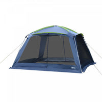 Outsunny 12'x12'x7' 5-8 Personnes Tente De Camping En Plein Air Portable Abri Resistant A L'eau Rand
