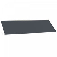 Outsunny Store Retractable De 13' X 4' Pour Portes Et Fenetres, Creme