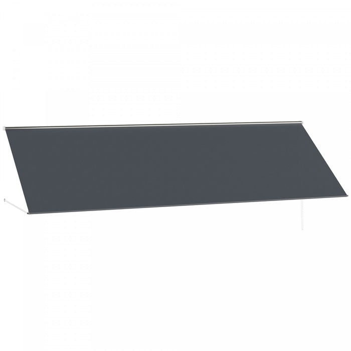 Outsunny Store Retractable De 13' X 4' Pour Portes Et Fenetres, Creme