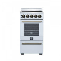  Cuisiniere electrique Pallermo de 20 po, blanche, capacite totale de 2,05 pi³ - FFSEL6051-20WHT