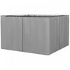 Outsunny Ensemble De Parois Laterales De Gazebo Universel Avec 4 Panneaux, Crochets/anneaux En C Inclus Pour Pergolas Et Cabanas, Gris Clair