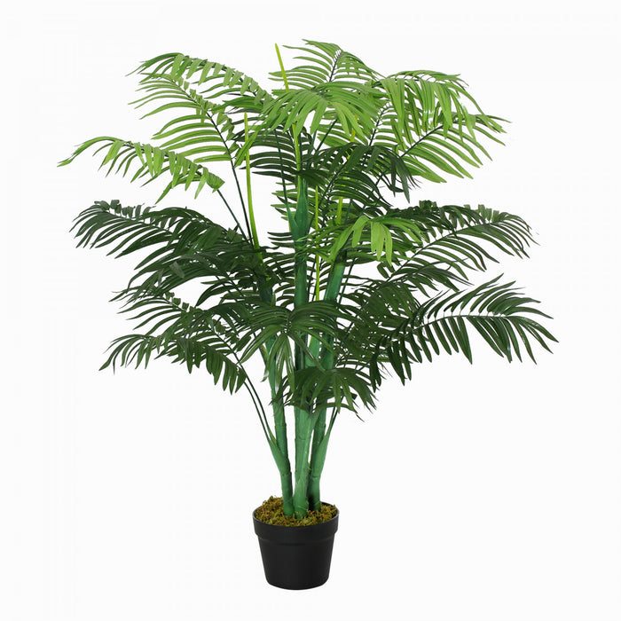 Outsunny Palmier Tropical Artificiel 122cm Faux Plante Realiste