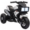 Aosom Pedale Electrique Moto A Chevaucher Jouet 6v Pour Enfants Alimente Par Batterie Avec Klaxon De Musique Phares Moto Pour Filles Garcon 37-95 Mois Blanc