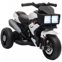 Aosom Pedale Electrique Moto A Chevaucher Jouet 6v Pour Enfants Alimente Par Batterie Avec Klaxon De