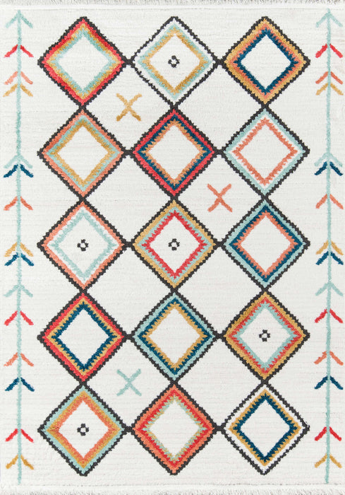 Tapis Contemporain Vivi 9'10\" x en Multi