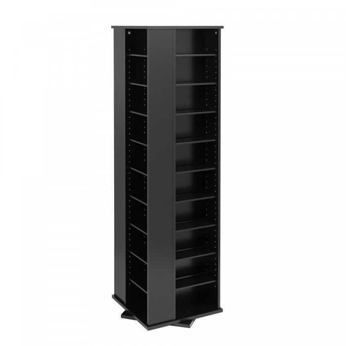 Etagere Multimedia A 36 Tablettes Reglables – Noir