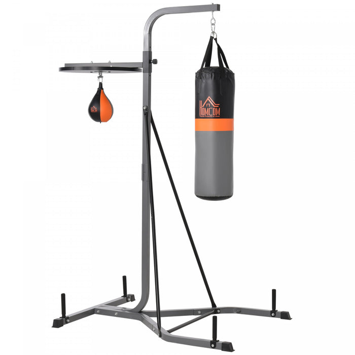 Homcom Porte-sac De Frappe Et Ballon De Vitesse
