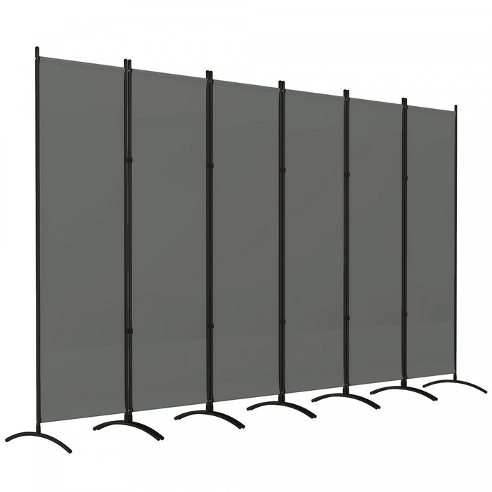Outsunny Ecran De Confidentialite Pliable, Separateur De Piece, Gris Fonce