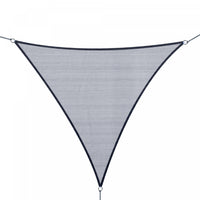 Outsunny 12' Canopee Voile D'ombrage Triangle Pour Jardin, Couverture De Protection Uv, Abri De Pelo