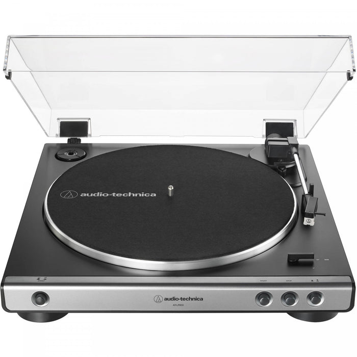 Tourne-disque stéréo Audio-Technica Consumer AT-LP60X gris métallisé
