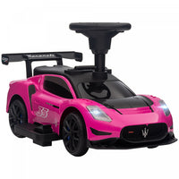 Qaba Voiture Electrique Sous Licence Maserati Gt2 6 V Pour Enfants, Alimentee Par Batterie, Avec Ran