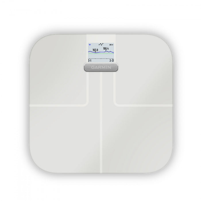Garmin Index™ S2 Balance Connectee - Suivi De La Sante Holistique Avec Un Design Elegant - Blanc