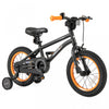 Velo Costway 14 Pouces Pour Enfants De 3 A 5 Ans Avec Selle Reglable Et Guidon Antiderapant Noir