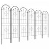 Lot De 6 Treillis De Jardin En Metal Pour Plantes Grimpantes Et Fleurs
