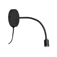 Applique murale Wynne de Dainolite avec fini noir mat et ampoule à DEL de 3 W