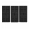 Armoire bibliotheque moderne Rivington 38\" en noir - Ensemble de 3