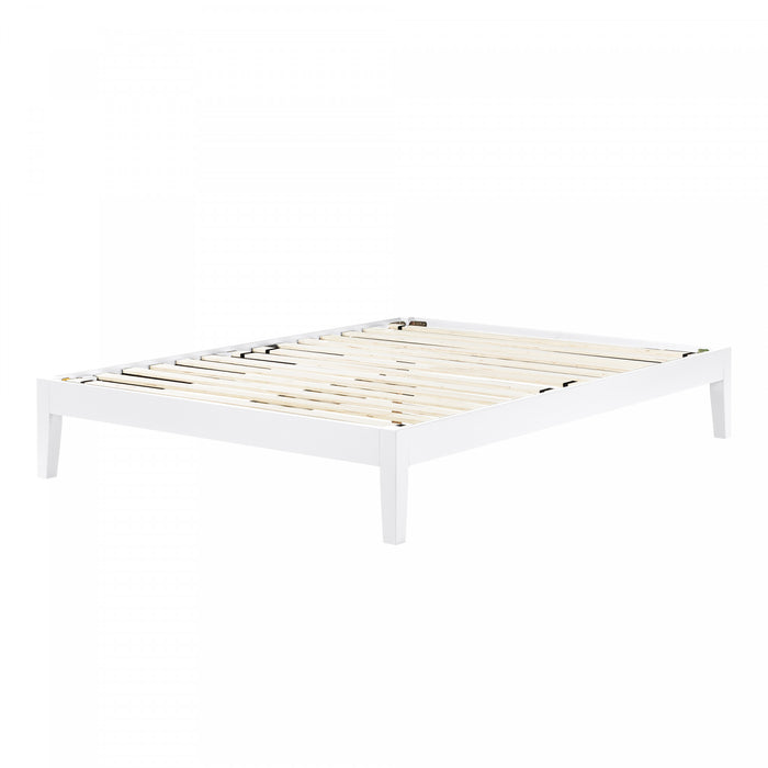 Vito Base De Lit En Bois - Blanc