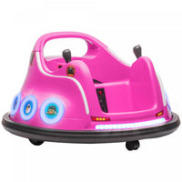 Qaba Auto-tamponneuse 12 V Pour Enfants, Voiture Electrique Sous Licence Angry Bird Avec Deux Joysti