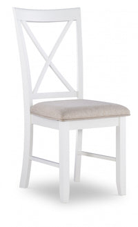 Chaise de salle à manger Jane en tissu brun - ensemble de 2