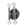 Applique murale Ava de Dainolite avec fini chromé poli et 4 ampoules