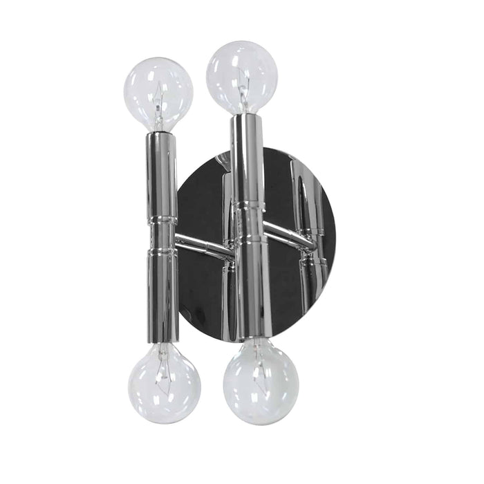 Applique murale Ava de Dainolite avec fini chromé poli et 4 ampoules