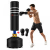 Sac De Boxe Autoportant 178 Cm Et 100 Kg Goplus, Avec 12 Amortisseurs De Base A Ventouse