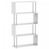 HOMCOM Bibliotheque 5 Niveaux Forme Z Metal Presentation
