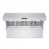 Forno Savona 60-Inch Wall Mount Range Hood, Baffle Filters & Backsplash Stainless steel-FRHWM5029-60 | Hotte murale Savona de 60 po, filtres a chicanes et dosseret en acier inoxydable - FRHWM5029-60