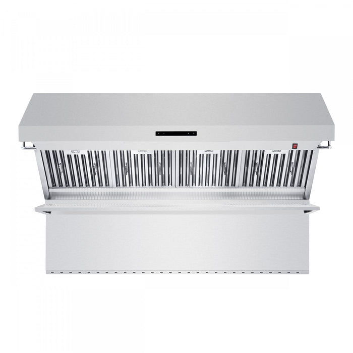 Hotte murale Savona de 60 po, filtres a chicanes et dosseret en acier inoxydable - FRHWM5029-60