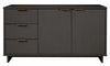 Buffet moderne Granville 55\" en gris charbon