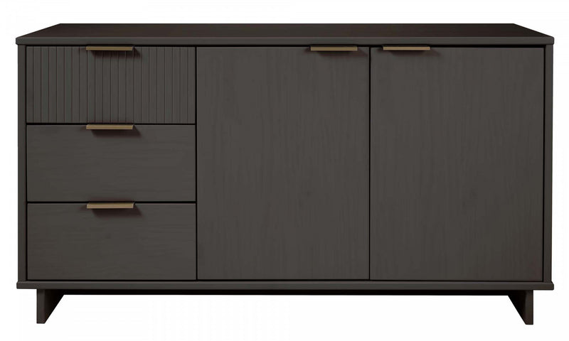 Buffet moderne Granville 55\" en gris charbon