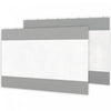 Outsunny Rideaux De Pergola Avec Grandes Fenetres Pour Pergola De 10' X 10'