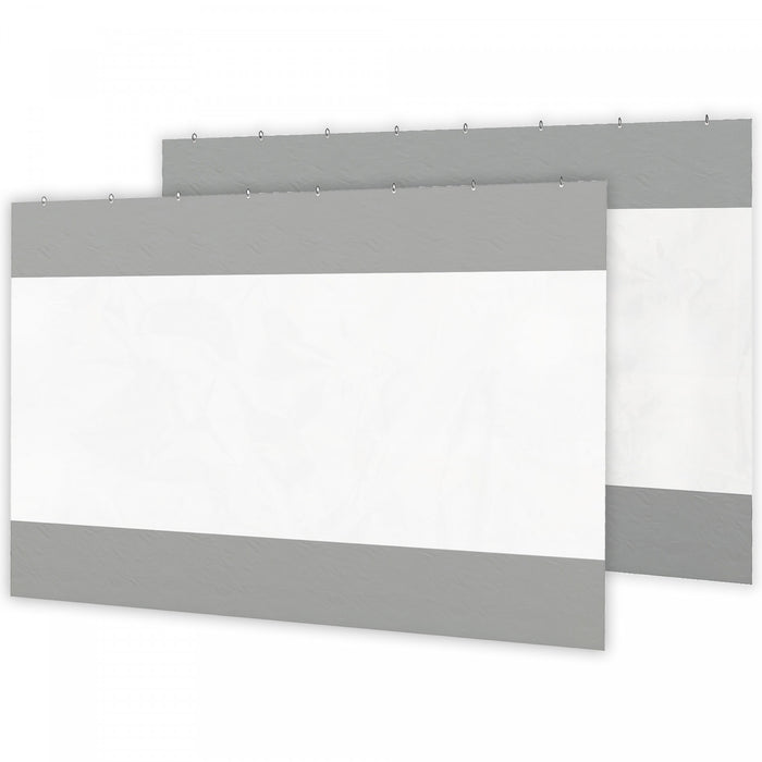 Outsunny Rideaux De Pergola Avec Grandes Fenetres Pour Pergola De 10' X 10'