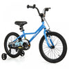 Costway 18\" Velo D'entrainement Pour Enfants Avec Roues D'entrainement Amovibles Pneumatiques Navy