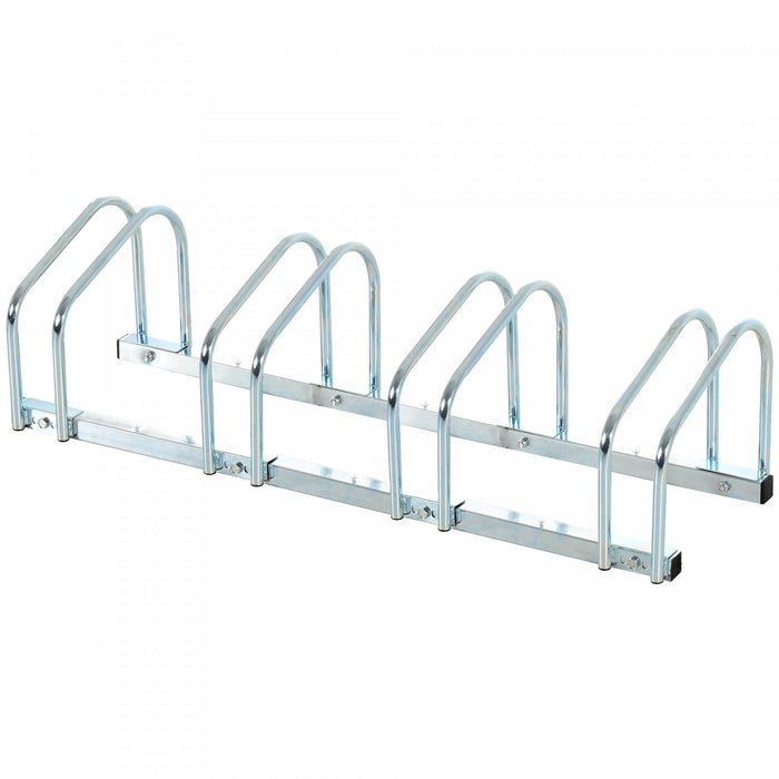 Soozier Support De Rangement Pour Velo Pour 4 Velos, Argente