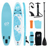 Petite Planche Gonflable De Sup Goplus, Planche De Pagaie Portable Avec Des Anneaux 5d