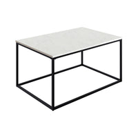  Terra Table Basse Rectangulaire avec Plateau en Marbre