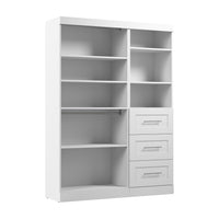 Système d’organisateur de garde-robe Pur de Bestar de 61 po (L) - blanc