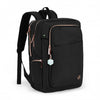Sac a dos intelligent Swissdigital Design KATY ROSE - Rucksack avec port de chargement integre - Noir